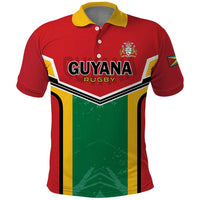 Custom Rugby Guyana Polo Shirt Guyana Warriors Go Champions - Wonder Print Shop