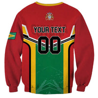 Custom Rugby Guyana Sweatshirt Guyana Warriors Go Champions - Wonder Print Shop