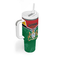 Custom Rugby Guyana Tumbler With Handle Guyana Warriors Go Champions - Wonder Print Shop