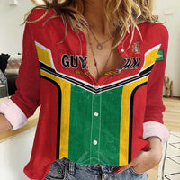 Custom Rugby Guyana Women Casual Shirt Guyana Warriors Go Champions - Wonder Print Shop