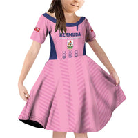 Custom Football Bermuda Family Matching Off Shoulder Short Dress and Hawaiian Shirt Gombey Warriors Go Champions - Wonder Print Shop