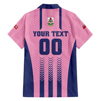 Custom Football Bermuda Family Matching Puletasi and Hawaiian Shirt Gombey Warriors Go Champions - Wonder Print Shop