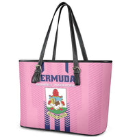 Football Bermuda Leather Tote Bag Gombey Warriors Go Champions - Wonder Print Shop