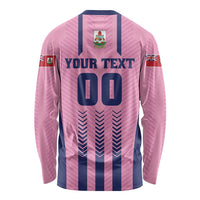 Custom Football Bermuda Long Sleeve Shirt Gombey Warriors Go Champions - Wonder Print Shop