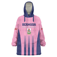 Custom Football Bermuda Wearable Blanket Hoodie Gombey Warriors Go Champions - Wonder Print Shop