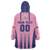 Custom Football Bermuda Wearable Blanket Hoodie Gombey Warriors Go Champions - Wonder Print Shop