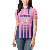 Custom Football Bermuda Women Polo Shirt Gombey Warriors Go Champions - Wonder Print Shop