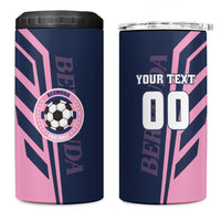 Custom Bermuda Football 4 in 1 Can Cooler Tumbler Come On Gombey Warriors - Wonder Print Shop