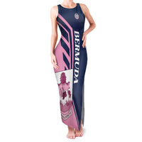 Custom Bermuda Football Family Matching Tank Maxi Dress and Hawaiian Shirt Come On Gombey Warriors - Wonder Print Shop