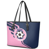 Bermuda Football Leather Tote Bag Come On Gombey Warriors - Wonder Print Shop