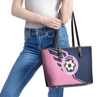 Bermuda Football Leather Tote Bag Come On Gombey Warriors - Wonder Print Shop
