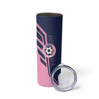 Custom Bermuda Football Skinny Tumbler Come On Gombey Warriors - Wonder Print Shop