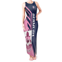 Custom Bermuda Football Tank Maxi Dress Come On Gombey Warriors - Wonder Print Shop