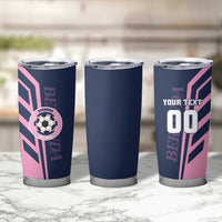 Custom Bermuda Football Tumbler Cup Come On Gombey Warriors - Wonder Print Shop