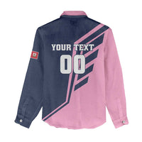 Custom Bermuda Football Women Casual Shirt Come On Gombey Warriors - Wonder Print Shop