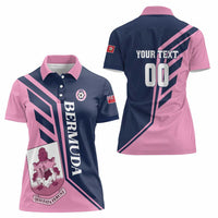 Custom Bermuda Football Women Polo Shirt Come On Gombey Warriors - Wonder Print Shop