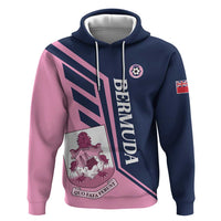 Custom Bermuda Football Zip Hoodie Come On Gombey Warriors - Wonder Print Shop