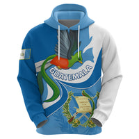 Guatemala Hoodie Guatemalan Quetzal With Coat of Arms - Wonder Print Shop