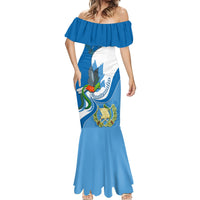 Guatemala Mermaid Dress Guatemalan Quetzal With Coat of Arms - Wonder Print Shop