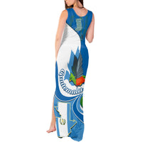 Guatemala Tank Maxi Dress Guatemalan Quetzal With Coat of Arms - Wonder Print Shop