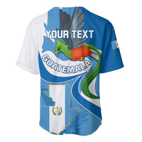 Personalised Guatemala Baseball Jersey Guatemalan Quetzal With Coat of Arms - Wonder Print Shop