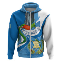 Personalised Guatemala Hoodie Guatemalan Quetzal With Coat of Arms - Wonder Print Shop