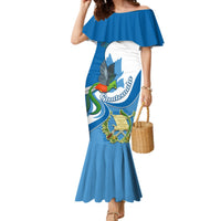 Personalised Guatemala Mermaid Dress Guatemalan Quetzal With Coat of Arms - Wonder Print Shop