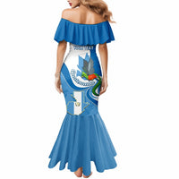 Personalised Guatemala Mermaid Dress Guatemalan Quetzal With Coat of Arms - Wonder Print Shop