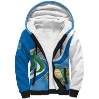 Personalised Guatemala Sherpa Hoodie Guatemalan Quetzal With Coat of Arms - Wonder Print Shop