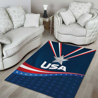 USA Star Medal Area Rug United States of America Champion - Wonder Print Shop