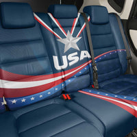 USA Star Medal Back Car Seat Cover United States of America Champion - Wonder Print Shop