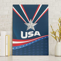 USA Star Medal Canvas Wall Art United States of America Champion - Wonder Print Shop