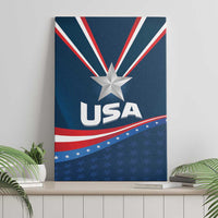 USA Star Medal Canvas Wall Art United States of America Champion - Wonder Print Shop