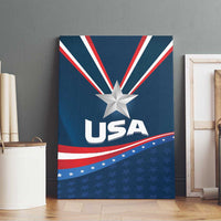 USA Star Medal Canvas Wall Art United States of America Champion - Wonder Print Shop