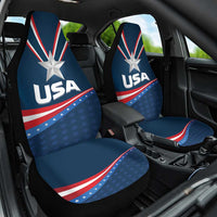 USA Star Medal Car Seat Cover United States of America Champion - Wonder Print Shop