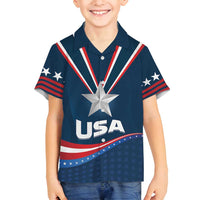 Custom USA Star Medal Family Matching Summer Maxi Dress and Hawaiian Shirt United States of America Champion - Wonder Print Shop