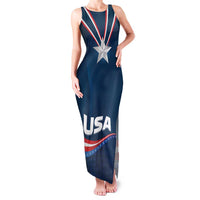 Custom USA Star Medal Family Matching Tank Maxi Dress and Hawaiian Shirt United States of America Champion - Wonder Print Shop