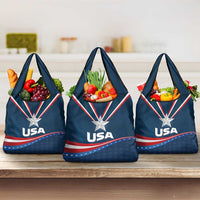 USA Star Medal Grocery Bag United States of America Champion