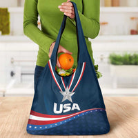 USA Star Medal Grocery Bag United States of America Champion