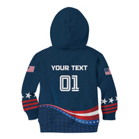 Custom USA Star Medal Kid Hoodie United States of America Champion - Wonder Print Shop