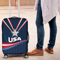 USA Star Medal Luggage Cover United States of America Champion - Wonder Print Shop