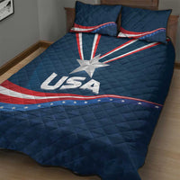 USA Star Medal Quilt Bed Set United States of AmericaChampion - Wonder Print Shop
