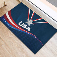 USA Star Medal Rubber Doormat United States of America Champion - Wonder Print Shop