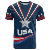 Custom USA Star Medal T ShirtUnited States of America Champion - Wonder Print Shop