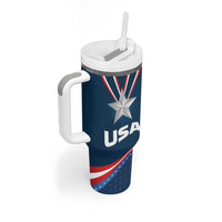 USA Star Medal Tumbler With Handle United States of America Champion - Wonder Print Shop