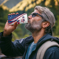 USA Eiffel Tower 4 in 1 Can Cooler Tumbler One Nation One Team - Wonder Print Shop