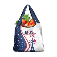 USA Eiffel Tower Grocery Bag One Nation One Team
