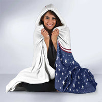 USA Eiffel Tower Hooded Blanket One Nation One Team
