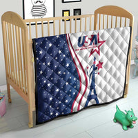 USA Eiffel Tower Quilt One Nation One Team - Wonder Print Shop
