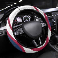 USA Eiffel Tower Steering Wheel Cover One Nation One Team - Wonder Print Shop